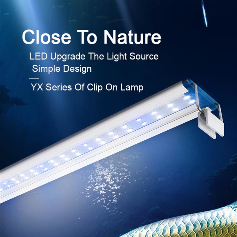 Aquarium Plant Grow Light - Clip impermeabile estensibile sulla lampada per