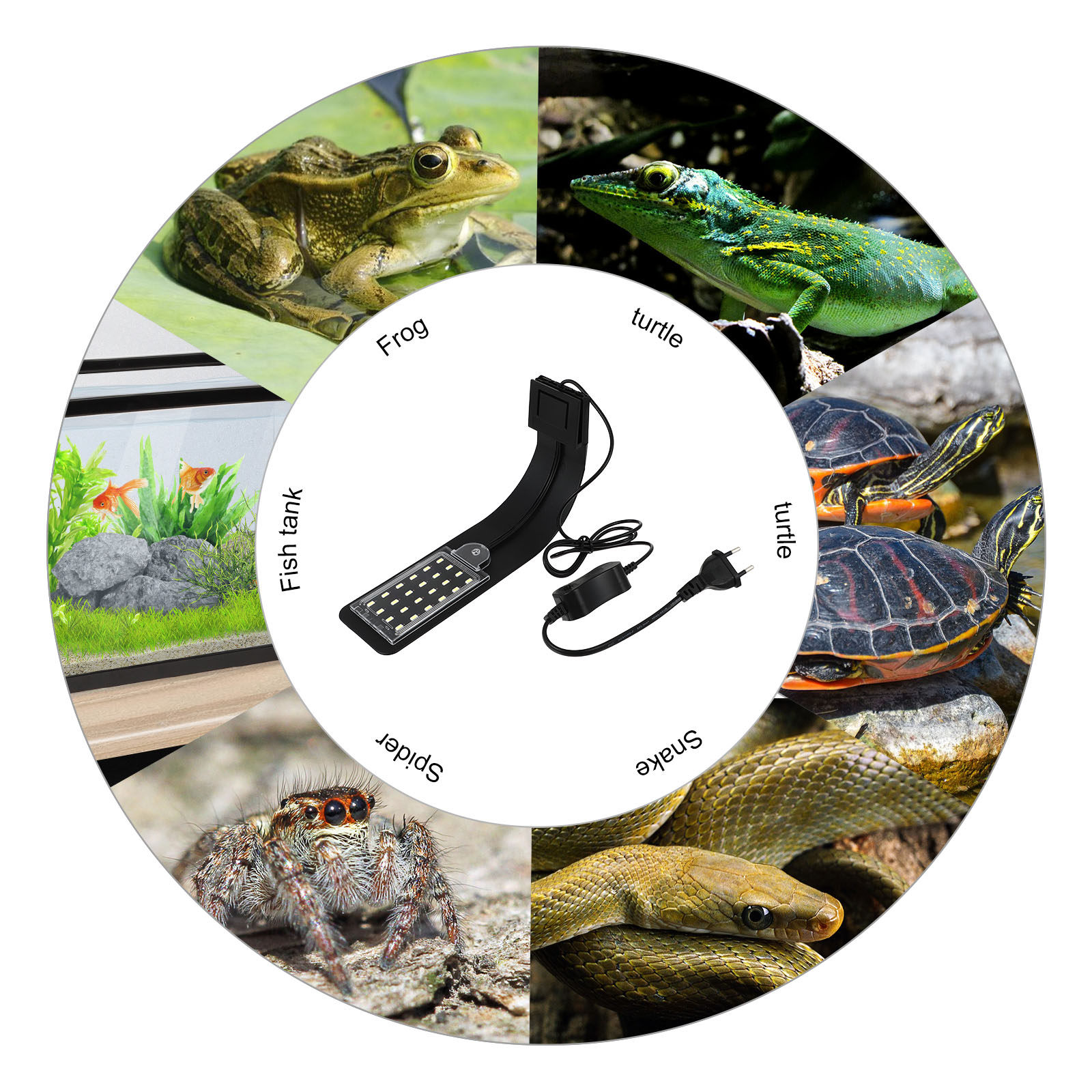 Aquarium Plant Grow Light - Lampada LED Premium per Acquari, Illuminazione