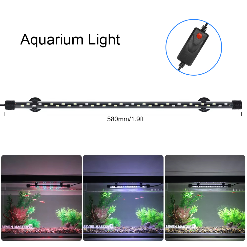 Aquarium Plant Grow Light - 58CM Acquario Luce LED Pianta Coltiva