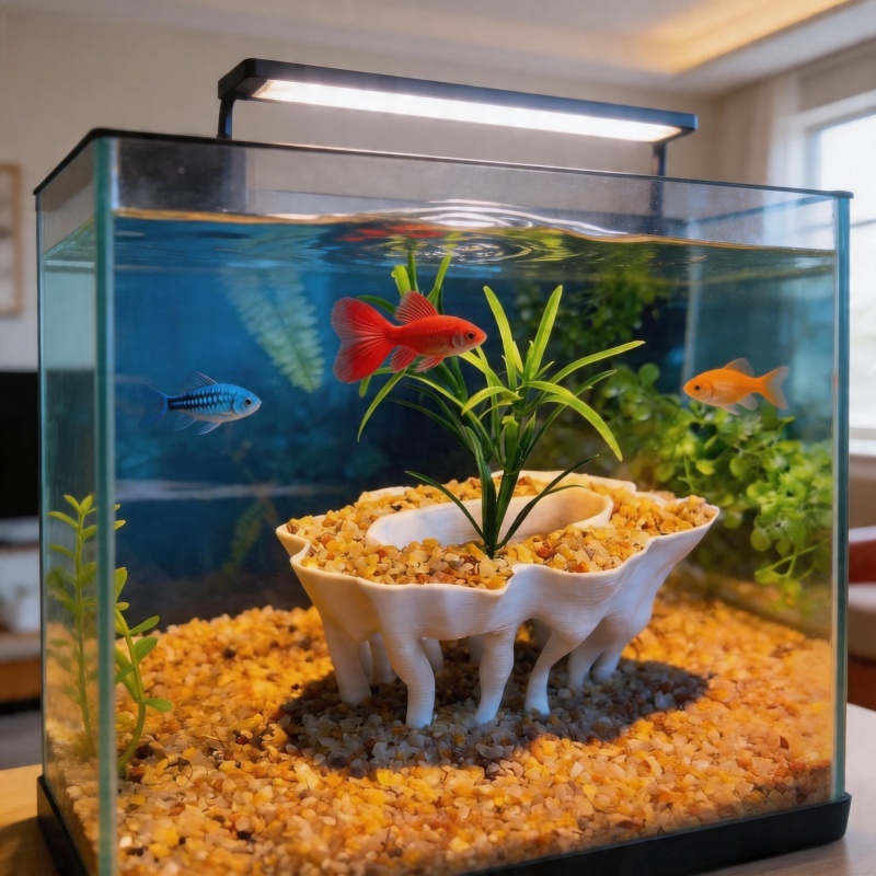 Aquarium Planted Wood - Piante per acquario stampate in 3D