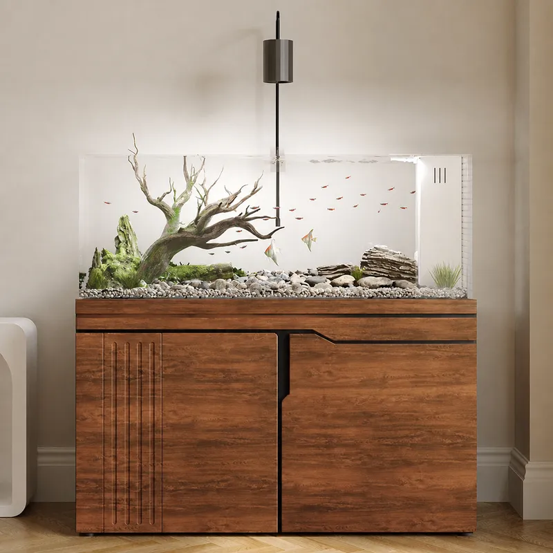 Grande Acquario in Vetro Ultra - Aquarium Planted Wood recensione e prezzo