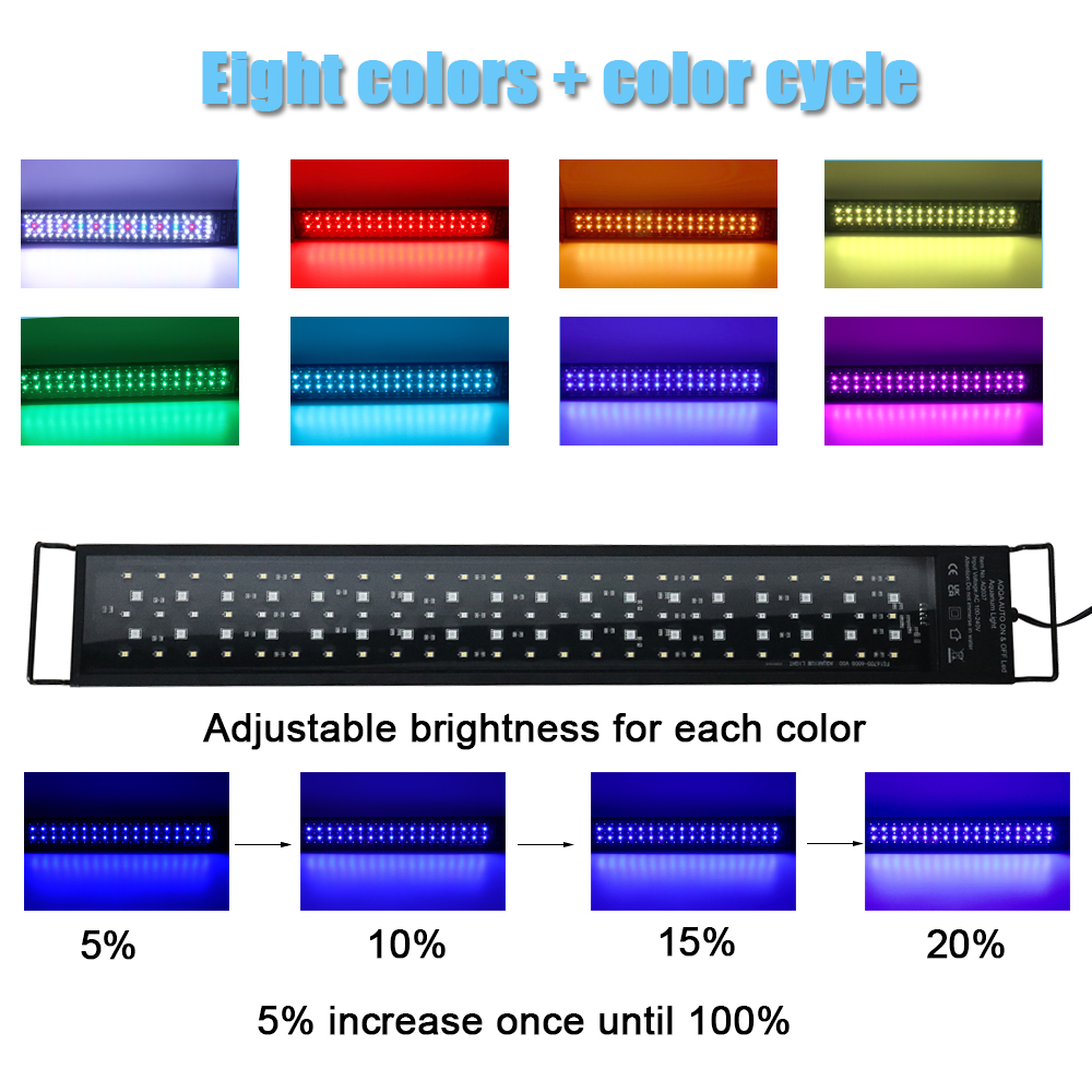 Illuminazione LED a Spettro Co - Aquarium Plant Grow Light recensione e prezzo