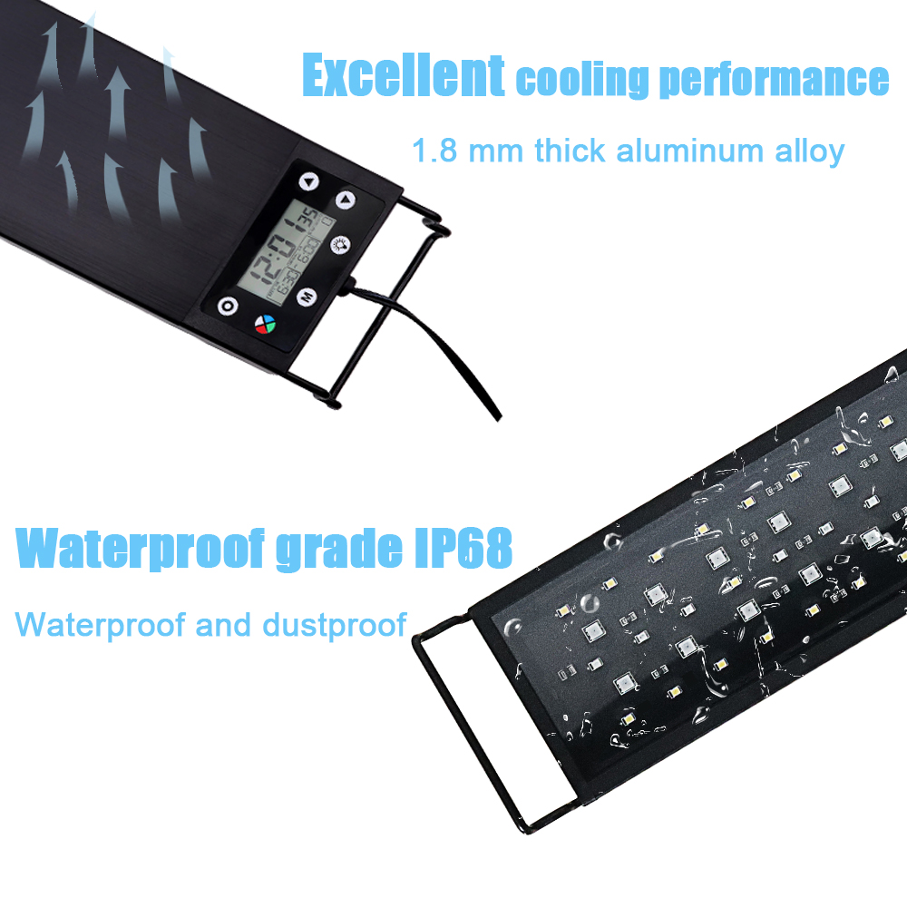 Illuminazione LED a Spettro Co - Aquarium Plant Grow Light recensione e prezzo