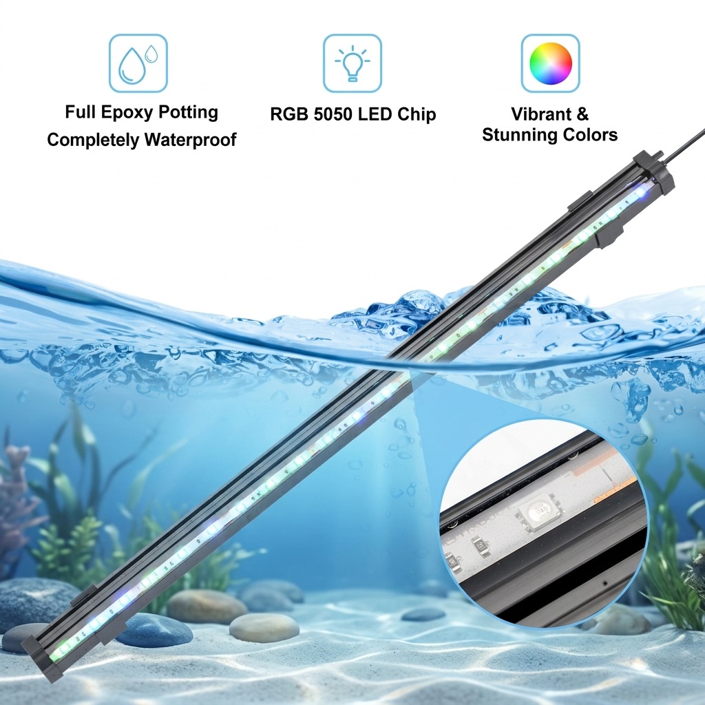 Lampada LED USB per Acquario c - Aquarium Plant Grow Light recensione e prezzo